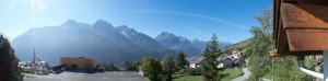 Aussicht vom Schlafzimmerbalkon
