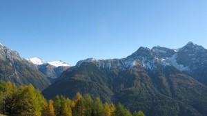 Engadine | automne au-dessus de Sent