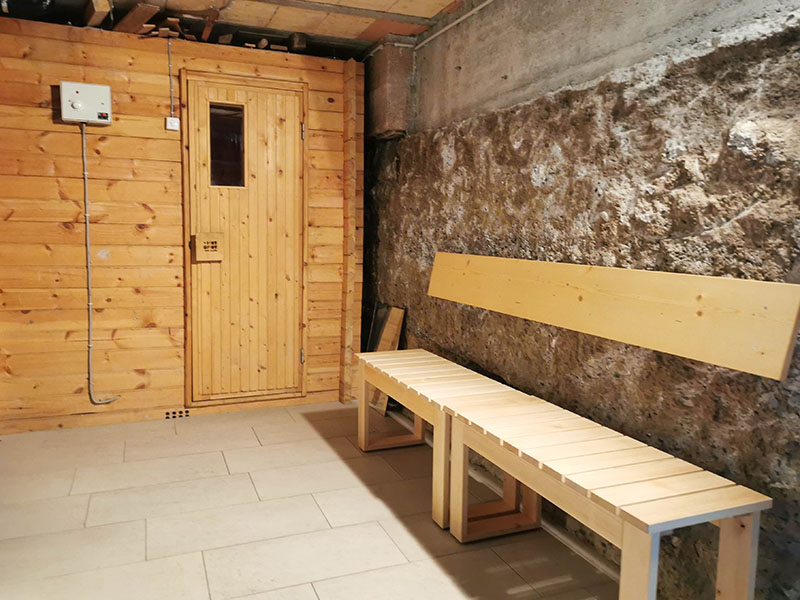 Chasa Spadla: Finnische Sauna