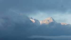 Sent | Chasa Spadla, vue de la fenêtre
